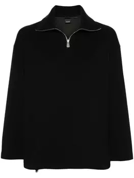PINKO толстовка с тиснением логотипа, черный