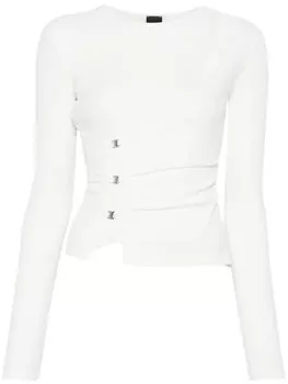 PINKO топ асимметричного кроя, белый
