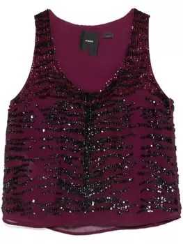 PINKO топ Nanterre, фиолетовый