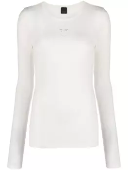 PINKO топ с длинными рукавами, белый