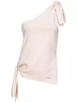 PINKO топ с открытыми плечами, нейтральный цвет