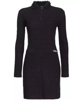 PINKO трикотажное платье, черный