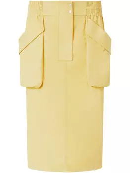 PINKO юбка миди, желтый