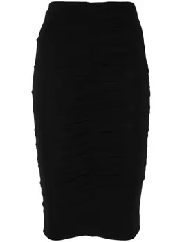 PINKO юбка с драпировкой, черный