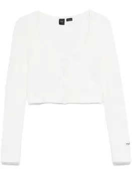 PINKO укороченный кардиган, белый