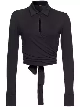 PINKO укороченный топ, черный