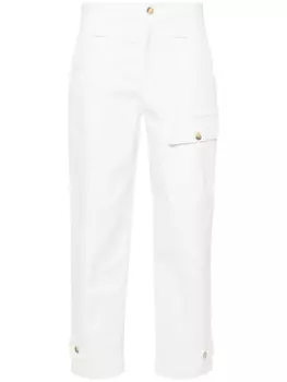 PINKO зауженные брюки карго, белый