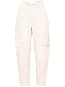 PINKO зауженные брюки карго, нейтральный цвет