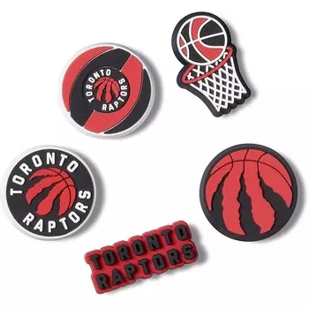 Пины NBA Toronto Raptors 5 шт. Crocs, цвет Mehrfarbig