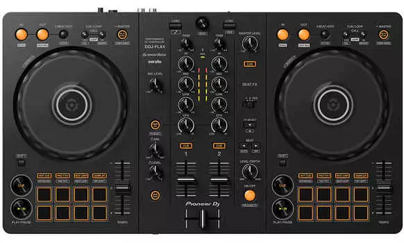 Pioneer DDJ-FLX4 2-канальный DJ-контроллер, совместимость с Rekordbox и Serato (черный) DDJ-FLX4 2-Ch DJ Controller, Rekordbox and Serato Compatibility ()