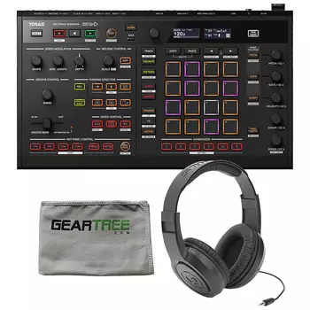 Pioneer SQUID TORAIZ MULTITRACK SEQUENCER ВДОХНОВЛЯЮЩЕЕ УСТРОЙСТВО с наушниками и тканью