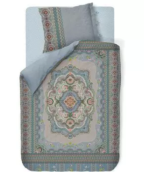 Pip Studio Чехол на подушку из перкаля Majorelle Carpet Blue 40X80 40 x 80 см 1 Чехол на подушку Синий