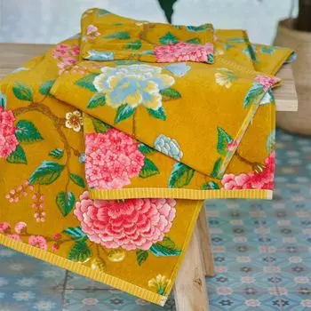 Pip Studio набор из 3-х варежек Good Evening цвет желтый размер 16х22 набор из 3-х штук