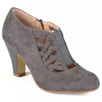 Пипер широкие ботильоны для платья Journee, серый