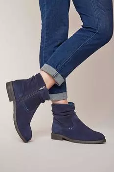 'Pipistrelle 3' Замшевые ботильоны пикси со сборками Moshulu, синий