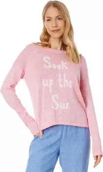 Пиппи Свитер Lilly Pulitzer, цвет Peony Pink Soak Up The Sun Intarsia