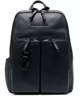 PIQUADRO рюкзак с логотипом, синий