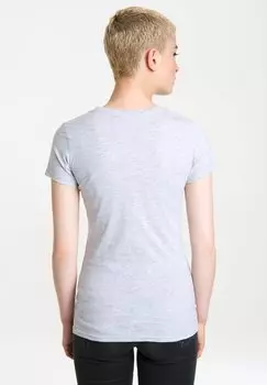 ПИРАТ Pippi Langstrumpf LOGOSHIRT, Футболка с принтом grau-meliert