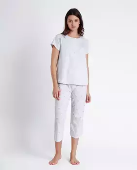 Пиратская пижама для беременных из органического хлопка, трикотаж серого цвета Disney, серый