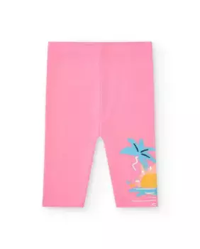 Пиратские леггинсы для девочки с позиционным рисунком Tuc tuc, цвет Rosa