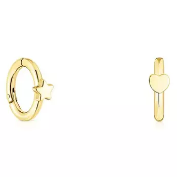 Пирсинг Tous Tous Basics, сталь, золото