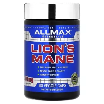 Добавка ALLMAX львиная грива, 60 растительных капсул