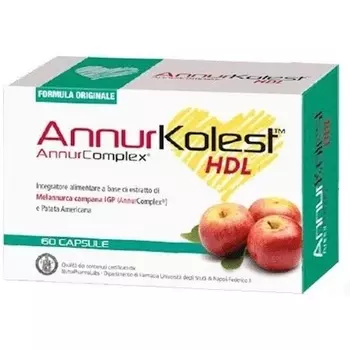 Пищевая добавка Annurkolest HDl 60 капсул Diva International