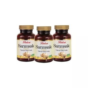 Добавка Balen Garlic, 3 упаковки по 100 капсул