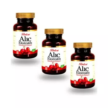 Добавка Balen с экстрактом боярышника, 3 упаковки по, 80 капсул