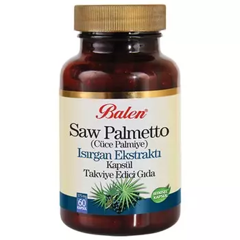 Добавка Balen Saw Palmetto Cuce, 3 упаковки по 60 капсул