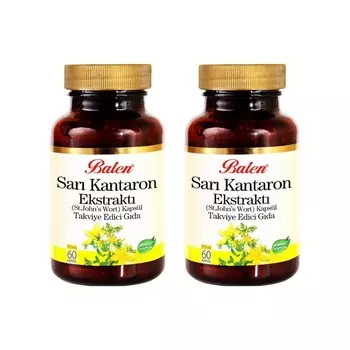 Добавка Balen St. John's Wort 375 мг, 2 упаковки по 60 капсул