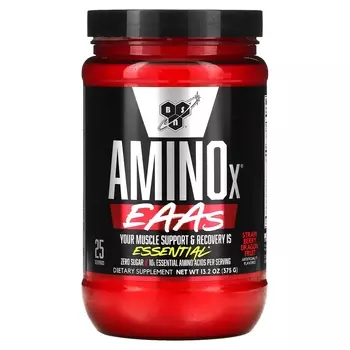 Добавка BSN AminoX EAAs Muscle Support & Recovery Strawberry Dragon Fruit, 375 г