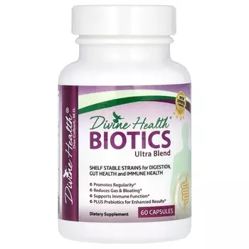 Добавка Divine Health Biotics Ultra Blend, 60 капсул