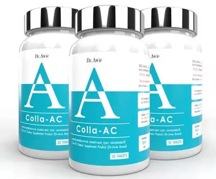 Добавка для кожи с акне Dr.Awie Colla Ac, 3 банки х 30 таблеток