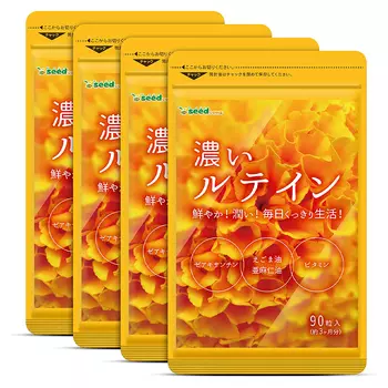 Добавка для зрения Seedcoms Rich Lutein Supplement, 4 предмета, 90х4 капсул