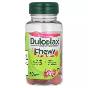 Добавка Dulcolax Chewy Fruit Bites Cherry Berry, 30 жевательных кусочков