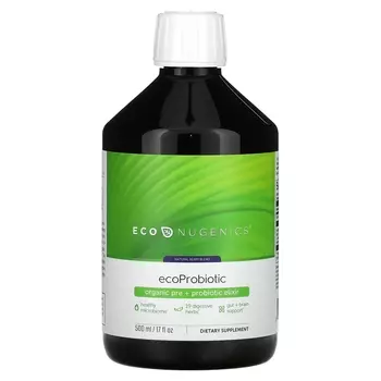 Добавка Econugenics EcoProbiotic Organic Pre + Probiotic Elixir Natural Berry