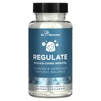 Пищевая Добавка Eu Natural MYO и D-хиро инозитол, 90 вегетарианских капсул