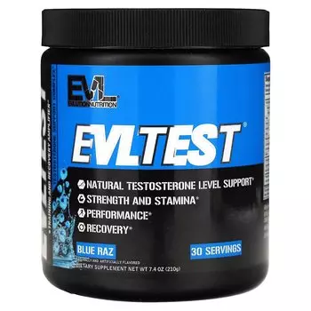Добавка EVLution Nutrition EVLTest Blue Raz, 210 г