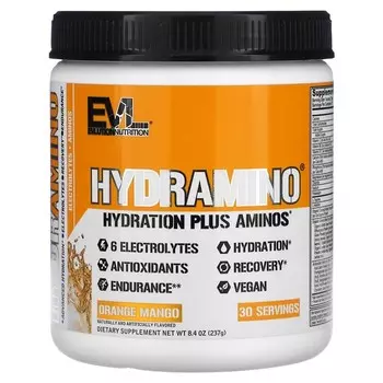 Добавка EVLution Nutrition HydrAmino, апельсин и манго