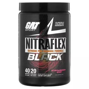Пищевая добавка GAT NITRAFLEX Black, клубника / киви