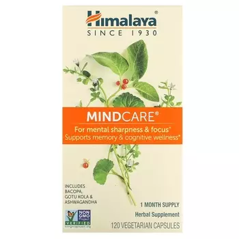 Добавка Himalaya MindCare, 120 капсул