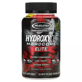 Добавка Hydroxycut Performance Hardcore Elite, 100 термокапсул