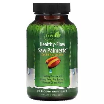Добавка Irwin Naturals Healthy-Flow Saw Palmetto, 60 жидких таблеток