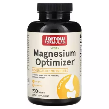 Добавка Jarrow Formulas Vegan Magnesium Optimizer, 200 таблеток