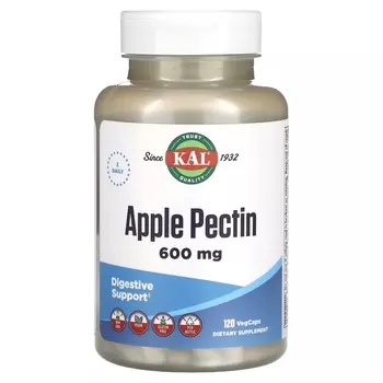 Добавка KAL Яблочный пектин 600 мг, 120 растительных капсул