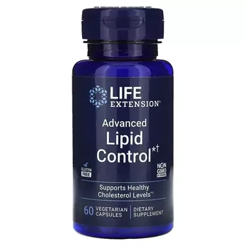 Добавка Life Extension Advanced Lipid Control, 60 капсул