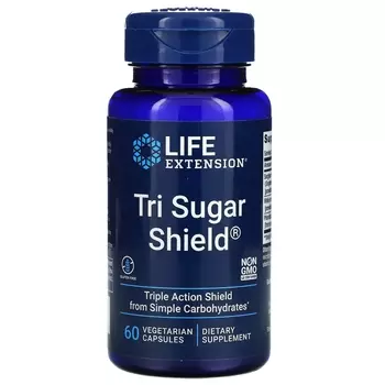 Добавка Life Extension Tri Sugar Shield, 60 растительных капсул