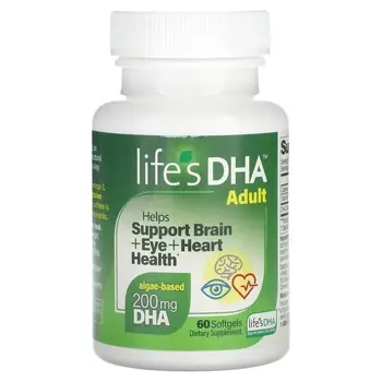 Пищевая добавка Life's DHA для здоровья мозга, глаз и сердца для взрослых, 60 мягких таблеток