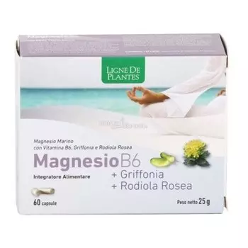 Добавка Magnesium B6 Griffonia Rhodiola, 60 капсул Natura Service Srl